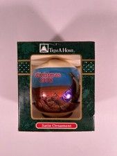 Trim A Home Satin Ornament Vintage Made In USA