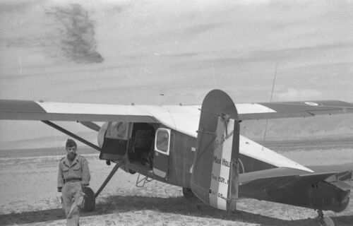 Photo plane Max Holste MH 1521 Le Broussard reconnaissance aircraft in Algeria - Picture 1 of 1