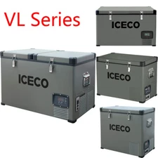 47/63/68/76QT Portable Freezer Fridge Cooler Car Camping Truck Refrigerator