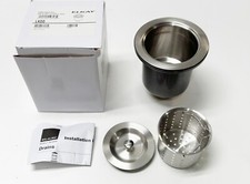 Elkay Stainless Steel 3-1/2" Basket Strainer and Stopper Kitchen Sink Parts LKDD