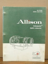 Allison Automatic Series 4440 4460 Transmission Parts Catalog Manual Sa1125k Allison Automatic Series 4440 4460 Transmission Parts Catalog Manual Sa1125k