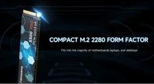 FANXIANG S500 SSD M.2 2280 PCIe 3500MB/s Internal SSD 250G/500G/1TB/2TB