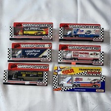 Matchbox Super Star Transporters 74, 98, 72, 14, 19 Goodyear, Hooters NIP 