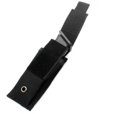 Outdoor Black Tactical Magazine Pouch Molle Flashlight Pouch Torch Holder Case  