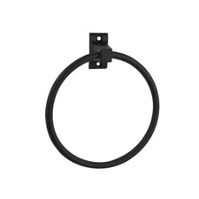 Millbridge Classic Wall Mounted Towel Ring in Matte Black