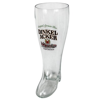 GIANT 2L DINKEL ACKER German Beer Glass Drinking Das Boot 2 Liter Octoberfest Ad