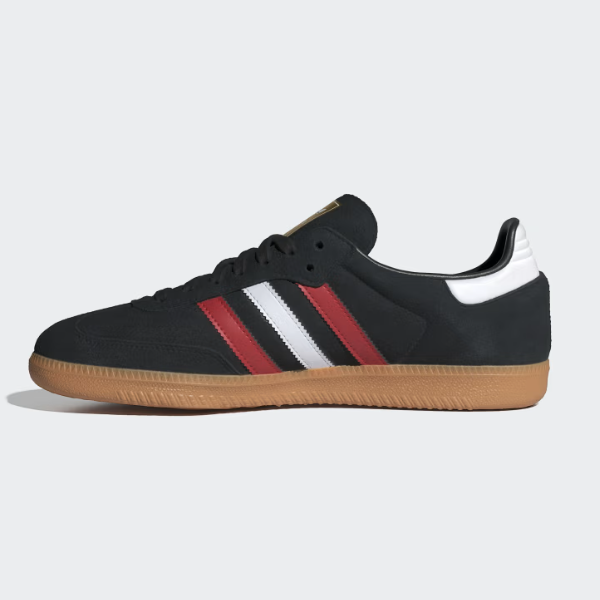 Adidas Samba OG Suede 'Core Black/Gum Sole' - IG1824