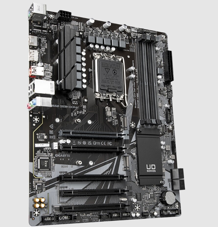For Gigabyte B660 DS3H DDR4 Motherboard LGA1700 ATX Intel B660 DP