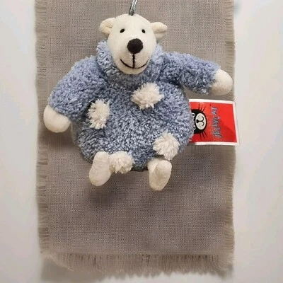 Jellycat Tiny Poloneck Peeker Polar Bear. BNWT. Special Edition retired - Image 1 of 3