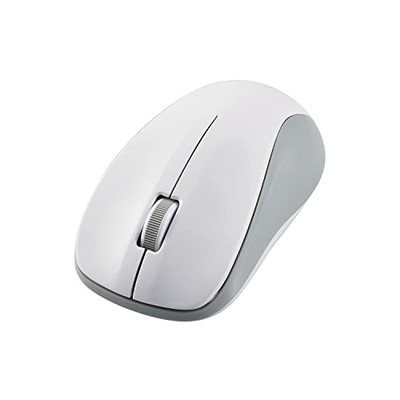 ELECOM Mouse Wireless Mouse Bluetooth Quiet 3 Buttons M Size Antibacterial White