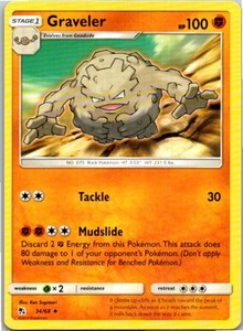 Graveler #34/68 Pokemon Hidden Fates Near Mint or Better