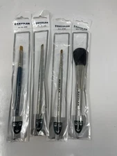 Kryolan Professional Make-up Brush Brushes Set Of 4 4308 3806 3708 1716