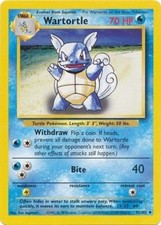 Wartortle - 42/102 - Uncommon - Unlimited Edition LP, English Pokemon Base Set