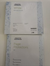Creative Memories 8x8 - 1 Pack White Pages  1 Pack Page Protectors 2008 