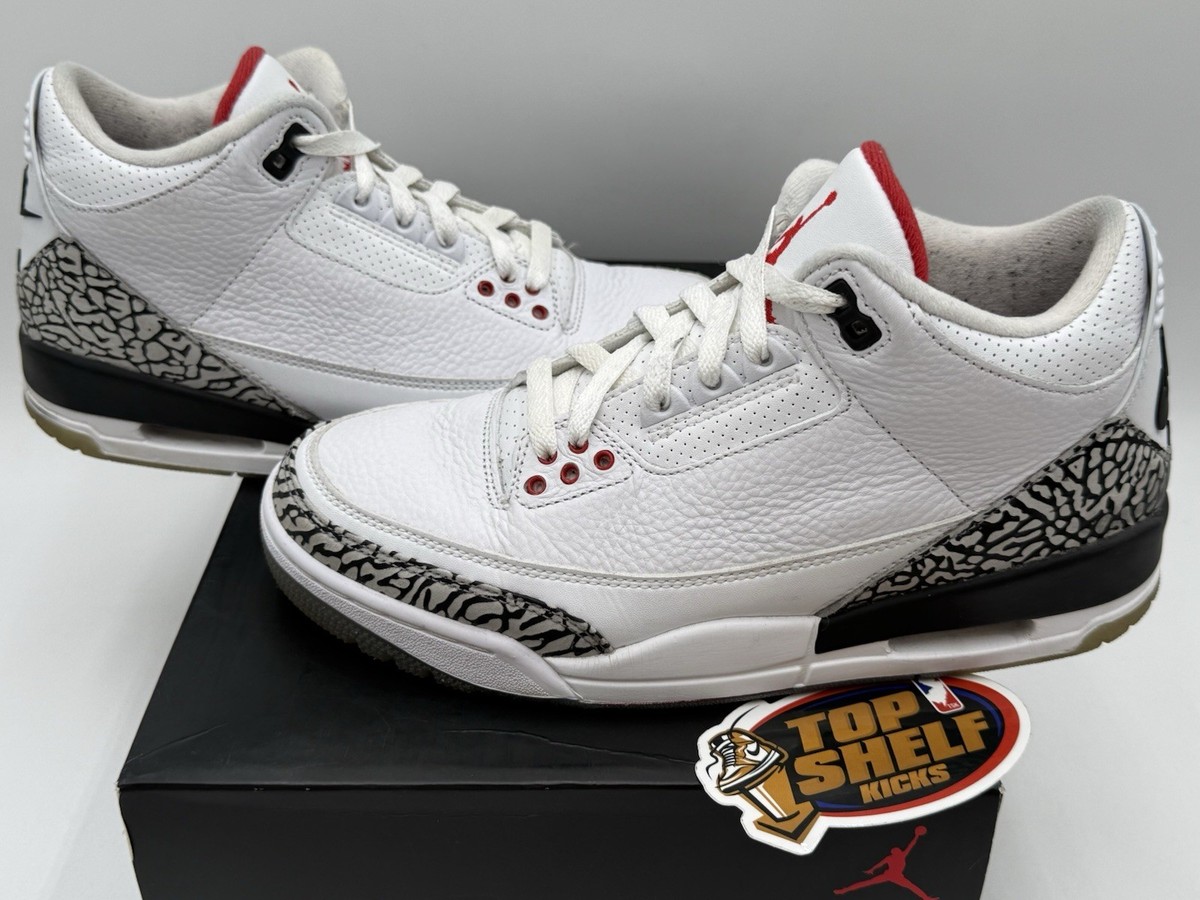 NIKE air Jordan 3 white cement 値下げok26cm Nike Air Jordan 3 Retro White Cement Reimagined Jordan 3 AJ3