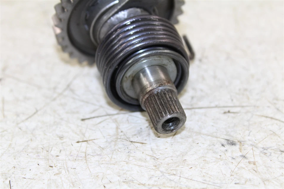 Kawasaki KX 100 2008 eje de arranque pateador resorte de engranaje Foto 3 de 4