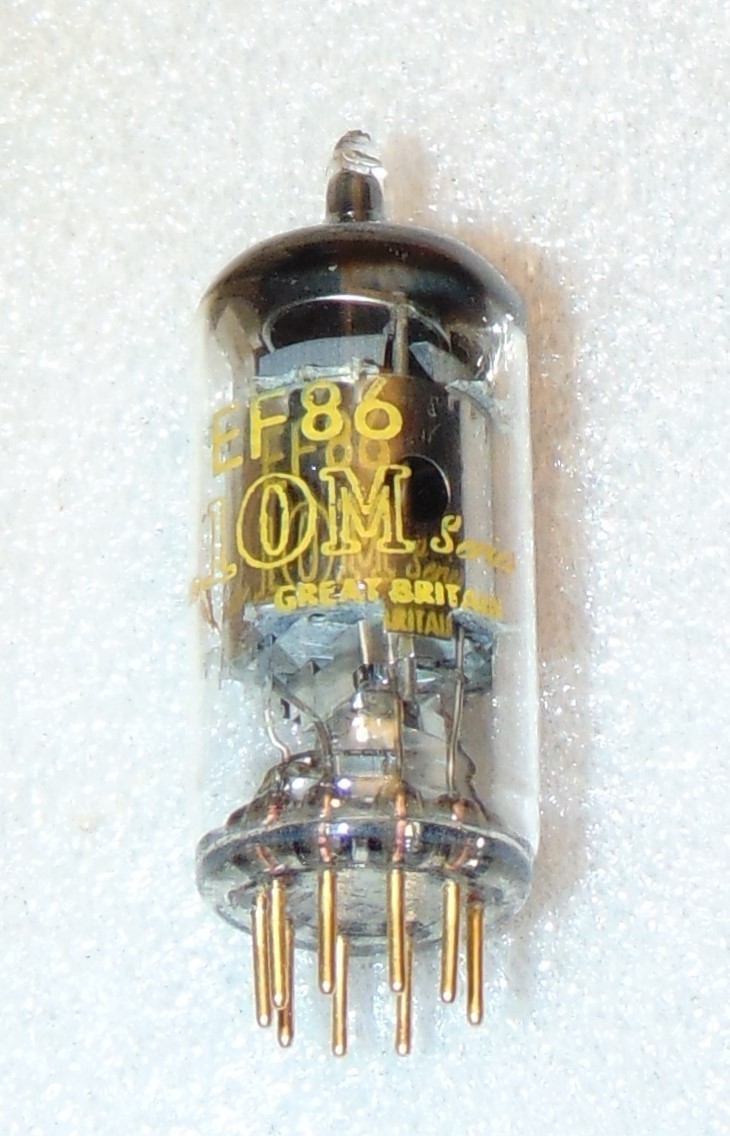 RARE* NOS MULLARD 10M MASTER SERIES EF86 GOLD PINS 6267 Z729 TUBE GREAT BRITIAN