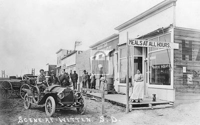 Street View Residents Stores Witten South Dakota SD - Reprint