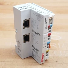 BeckHoff EK1100 EtherCAT Coupler, E-Bus Terminal, RJ45 Connection, 24 VDC - USED