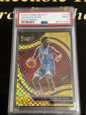 2020 Select Jae’Sean Tate #5/10 Gold Prizm Rookie RC Houston Rockets PSA 9 Mint