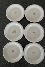 Williams-Sonoma Cheese Series Embossed Appetizer Plates (Set Of 6) BOXED
