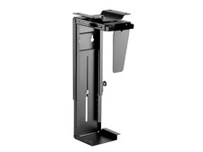 Monoprice Computer Case CPU Tower Holder, Adjustable Under Desk Mount, Rotating
