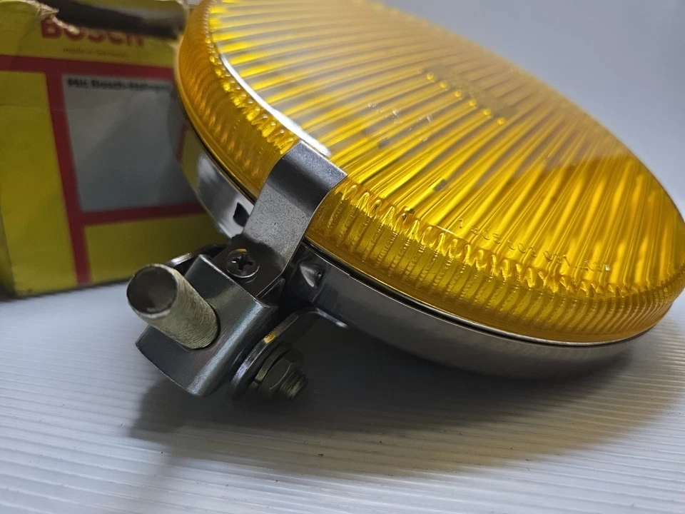 Fendinebbia Bosch Halogen giallo auto d'epoca Fiat Lancia Alfa - Nuovo 190mm - Immagine 2 di 4