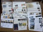 Collection Of 100 GB First-Day Covers, See Scans For Details, #2