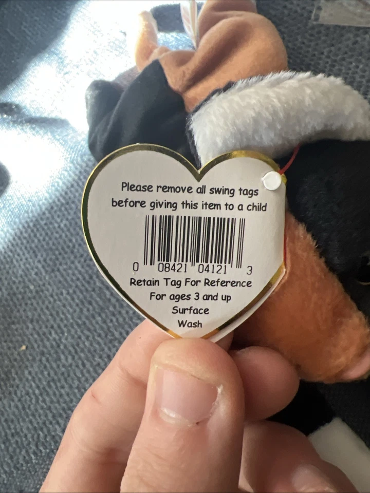 TY Beanie Baby Chip the Calico 猫 — 第 3/4 张图片