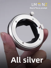 BORYOZA LM-NZ II Close Focus Macro Lens Adapter Leica M Lens to Nikon Z Cameras