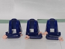 PLAYMOBIL x3 BLAUE ARME WESTEN FRANZÖSISCHER SOLDAT ENGLISCHER PIRAT...