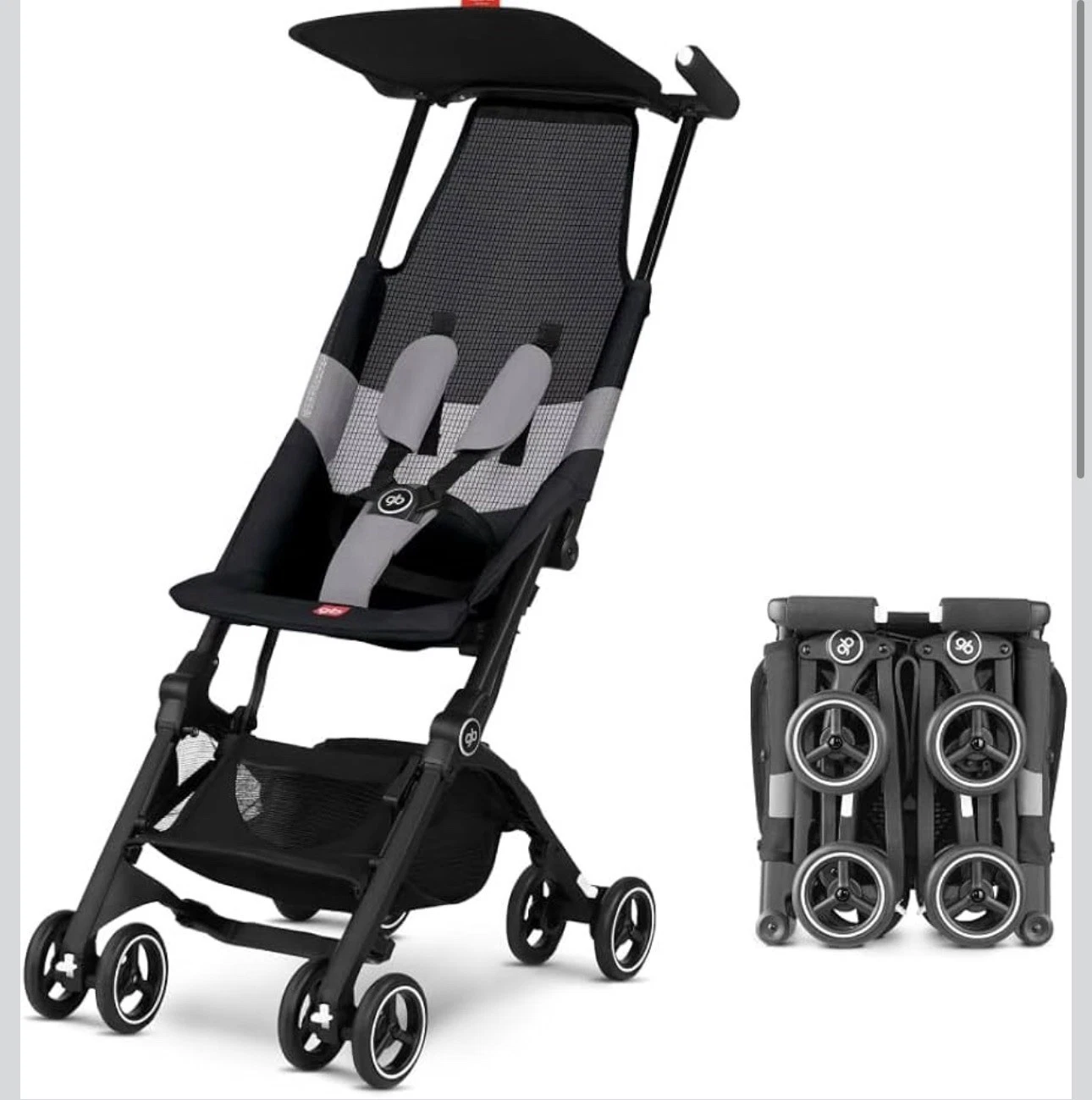 GB Pockit Compact Air All Terrain - Velvet Black
Opens in a new window or tab