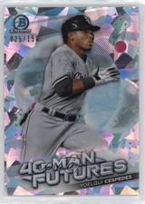 2021 Bowman Chrome 40-Man Futures Atomic Refractor 25/150 Yoelqui Cespedes 0e23