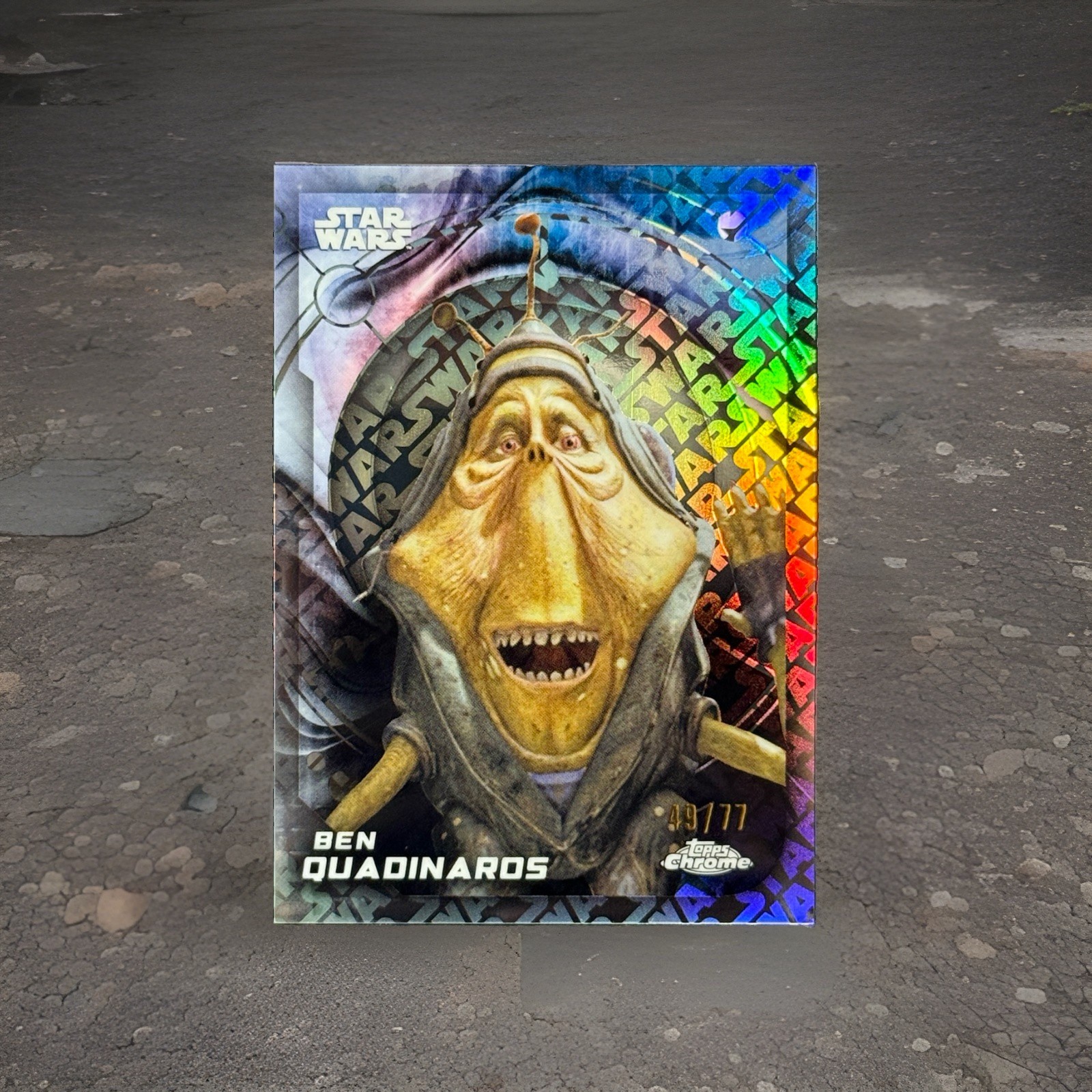 2026 Topps Chrome Star Wars #23 Ben Quadinaros Logofractor /77
