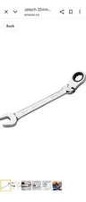 Jetech 32mm Flexible Head Gear Wrench Industrial Grade Chrome Vanidium