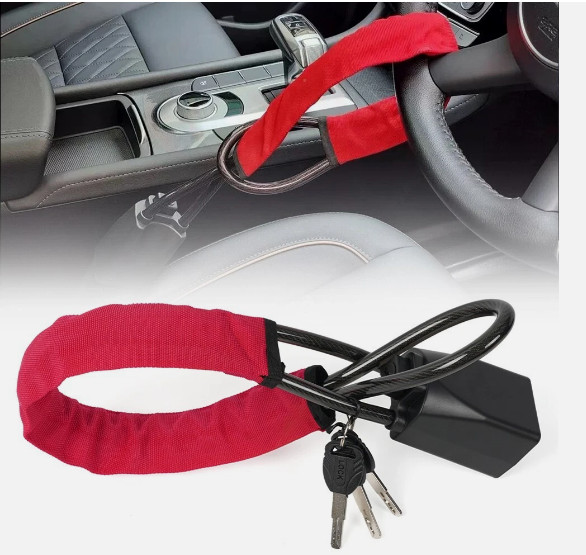 Universal Steering Wheel Lock Anti-Theft Security System Car Truck SUV Auto Lock