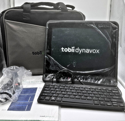 Tobii Dynavox I-12+ Eye Gaze Speech Device w/Compass Case & Extras Tested Works