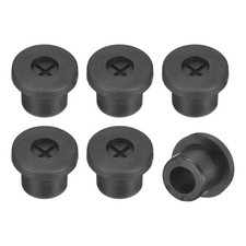 6 Pcs Cable Cord Grommet 3/8 Inch Desk Grommet Flexible Rubber Grommets