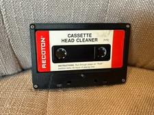 Recoton Music Audio Cassette Tape Head Cleaner 71TC Vintage