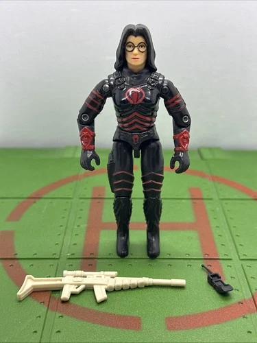 Gi Joe Cobra Chameleon/Baroness w/Phone & AP Rifle 2000 Hasbro Free Shipping