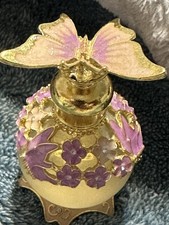 Beautiful Collectable Perfume Bottle With Perfume, Mint Condition, Fast Shipping