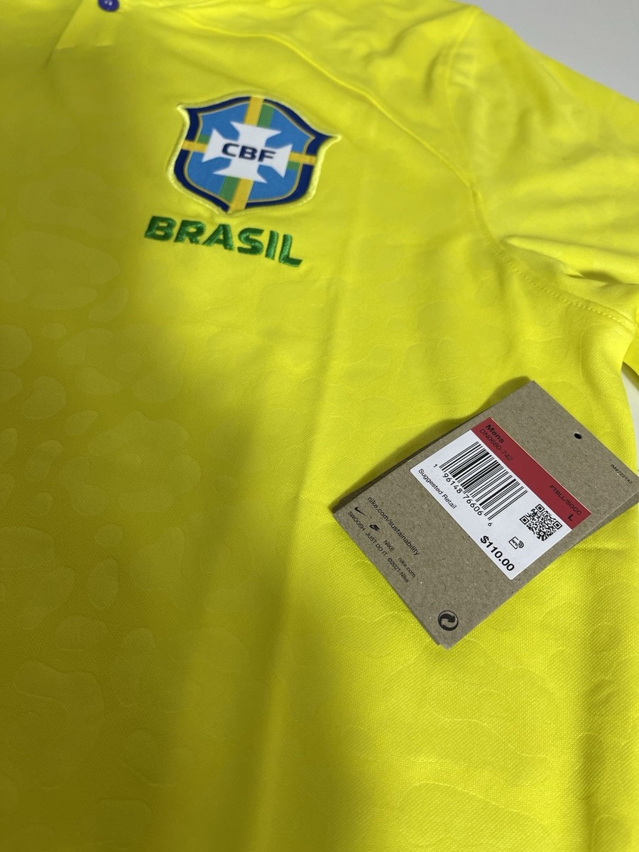 Nike Soccer Brazil National Team Seleção Brasileira Home Jersey