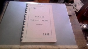 1959 50 yr Reunion 1924 Frederick MD High School 20p Book antique vintage old 