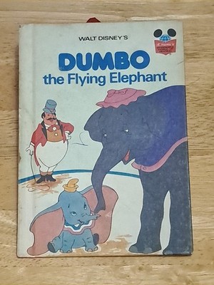 Vintage Walt Disney Dumbo The Flying Elephant Hardcover Book 1978 1st US Edition