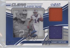 2016 Panini Clear Vision Clear Change Dual Jersey 20/99 Sammy Watkins #12 0w8