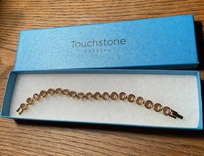 Touchstone Crystal Ice Bracelet Golden Cappuccino NIB