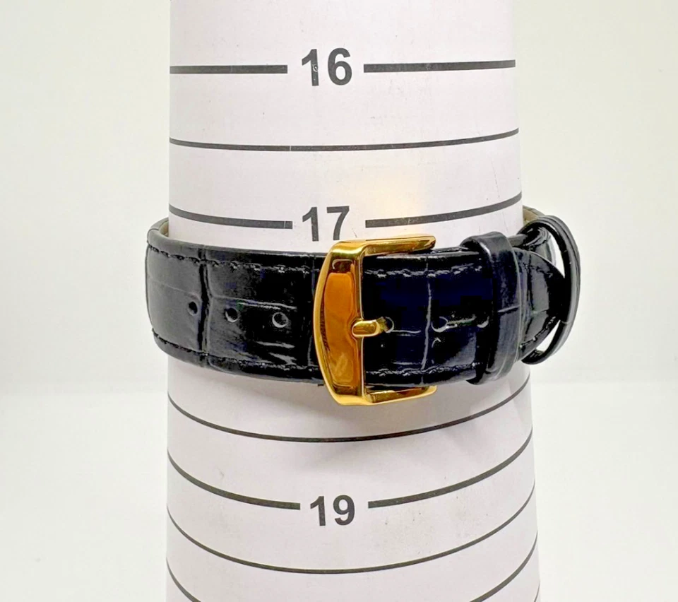 [EXCELENTE+5] Vintage OMEGA De Ville 30mm Relógio de Quartzo Masculino Mostrador Quadrado Dourado JAPÃO - Imagem 2 de 4