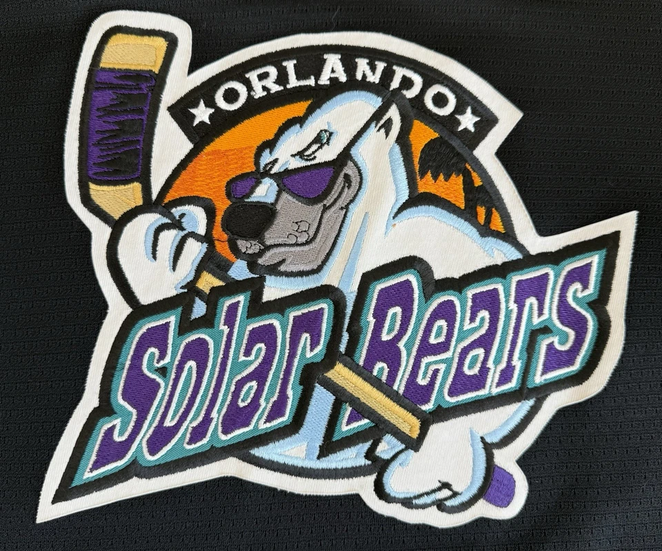 CAMISETA VINTAGE ORLANDO SOLAR BEARS AÑOS 90 AUTÉNTICA COSIDA SP PARA HOMBRE XL HOCKEY Foto 3 de 4