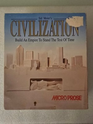 Sid Meier's Civilization Build An Empire IBM/Tandy Big Box PC Game