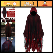 Adult Grim Reaper Costume with Cloak - Spooky Halloween Outfit for Parties